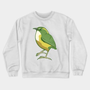 Rock Wren New Zealand Bird Crewneck Sweatshirt